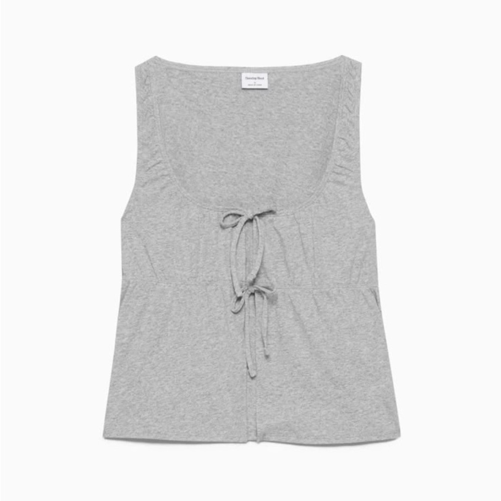 Aritzia Sunday Best Cannoli Top in Gray